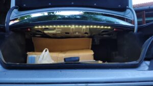 Peugeot 406 LED csomagtér világítás